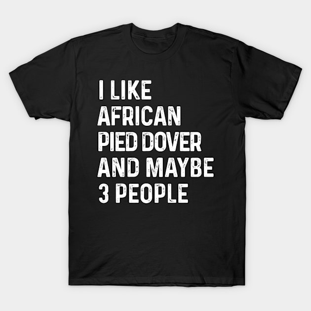 I Like African Pied Hornbill And Maybe 3 People Birds Lover Funny Gift T-Shirt by HeroGifts